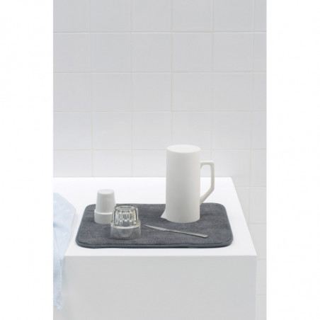 Микрофибърна подложка за съдове Brabantia SinkSide 1000215, 40x47 см, Полиестер, Тъмносив