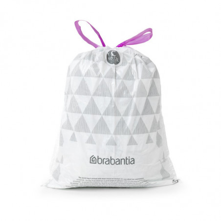 Торбички за кош Brabantia PerfectFit Sort&Go/Touch N 647035, Размер C, 10-12 л, 20 броя, Бял