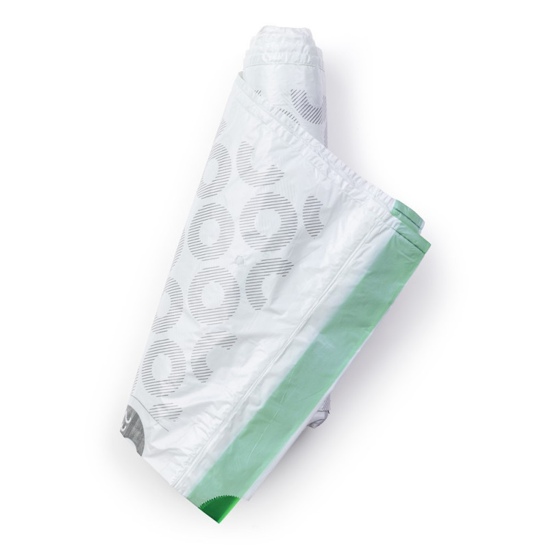 Торба за кош Brabantia 647038, Размер G, 23-30 л, 20 бр, Бял