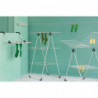 Сушилник за дрехи Brabantia 90300182, Т-образен, 20 м, Устойчив на корозия, Регулируеми крила, Решетка за сушене, Бял