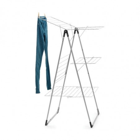 Простор "кула" Brabantia 90300183, 23 м, Лесно сгъване, Регулируем, Сив металик