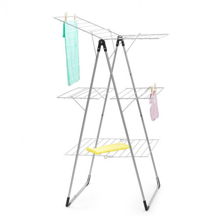 Простор "кула" Brabantia 90300183, 23 м, Лесно сгъване, Регулируем, Сив металик