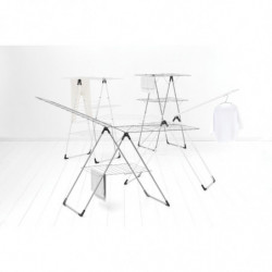Простор "кула" Brabantia 90300184, 23 м, Лесно сгъване, Регулируем, Бял