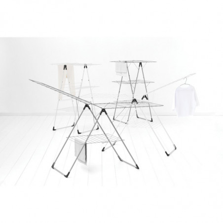 Простор "кула" Brabantia 90300184, 23 м, Лесно сгъване, Регулируем, Бял