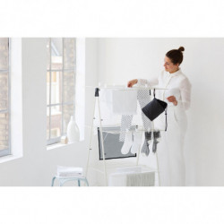 Простор "кула" Brabantia 90300184, 23 м, Лесно сгъване, Регулируем, Бял