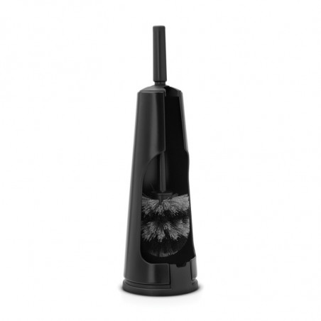 Четка за тоалетна Brabantia ReNew 90300276, 42 см, Дискретен дизайн, Черен