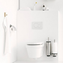 Четка за тоалетна Brabantia Profile 90300284, 43 см, Изцяло покрита четка, Възможност за стенен монтаж, Инокс