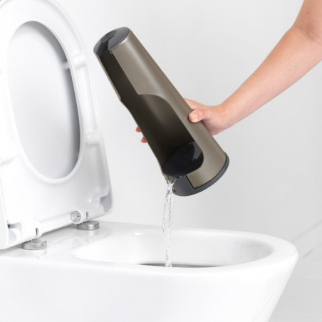 Четка за тоалетна Brabantia ReNew 90300307, 42 см, Дискретен дизайн, Сив
