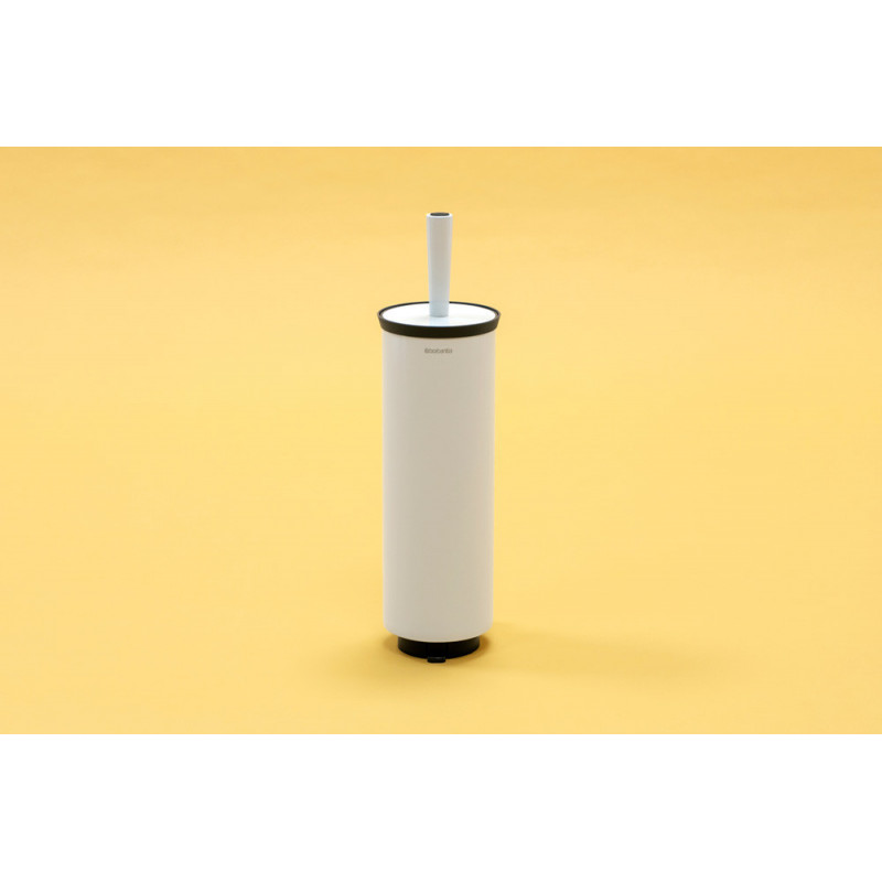 Четка за тоалетна Brabantia Profile 90300316, 43 см, Изцяло покрита четка, Възможност за стенен монтаж, Бял