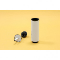 Четка за тоалетна Brabantia Profile 90300316, 43 см, Изцяло покрита четка, Възможност за стенен монтаж, Бял