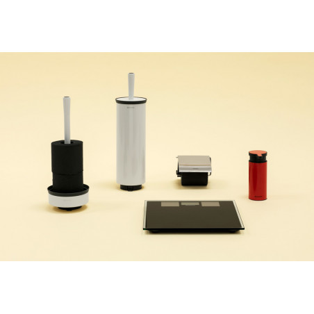 Четка за тоалетна Brabantia Profile 90300316, 43 см, Изцяло покрита четка, Възможност за стенен монтаж, Бял