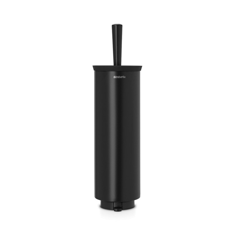Четка за тоалетна Brabantia Profile 90300317, 43 см, Изцяло покрита четка, Възможност за стенен монтаж, Черен