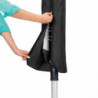 Външен простор Brabantia Lift-O-Matic Advance 90300254, 50 м, Регулируема височина, Метален шиш за вкопаване, Калъф, Торба с щипки, Резистентен на корозия, Инокс