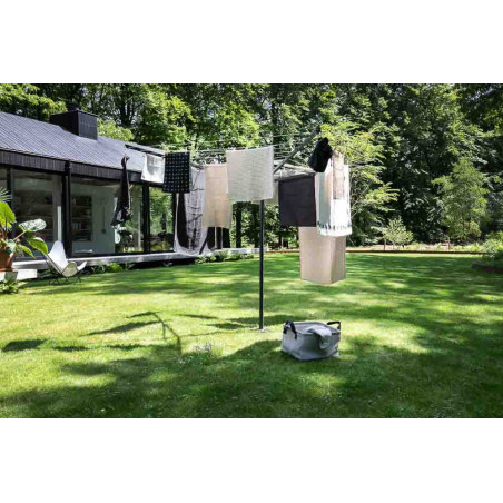 Външен простор Brabantia TopSpinner 90300265, 60 м, Метален шиш за вкопаване, Резистентен на корозия, Инокс