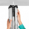 Външен простор Brabantia Lift-O-Matic 90300268, 50 м, Регулируема височина, Метален шиш за вкопаване, Калъф, Резистентен на корозия, Инокс