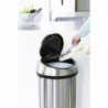 Кош за боклук Brabantia Touch Bin 647249, 60 л, Плавно и безшумно отваряне, Сив