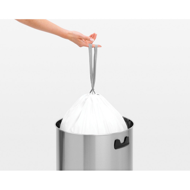Кош за боклук Brabantia Touch Bin 647249, 60 л, Плавно и безшумно отваряне, Сив