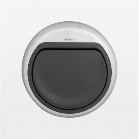 Кош за боклук Brabantia Touch Bin 647251, 60 л, Плавно и безшумно отваряне, Черен/инокс