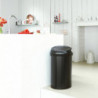 Кош за боклук Brabantia Touch Bin 647252, 60 л, Плавно и безшумно отваряне, Черен
