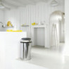 Кош за боклук Brabantia Touch Bin 647245, 60 л, Плавно и безшумно отваряне, Инокс/мат