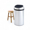 Кош за боклук Brabantia Touch Bin 647255, 60 л, Плавно и безшумно отваряне, Устойчив на пръстови отпечатъци, Инокс/мат