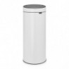 Кош за боклук Brabantia Touch Bin New 649999, 30 л, Безшумно и плавно затваряне, Бял