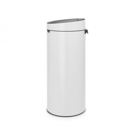 Кош за боклук Brabantia Touch Bin New 649999, 30 л, Безшумно и плавно затваряне, Бял