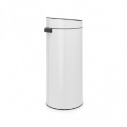 Кош за боклук Brabantia Touch Bin New 649999, 30 л, Безшумно и плавно затваряне, Бял