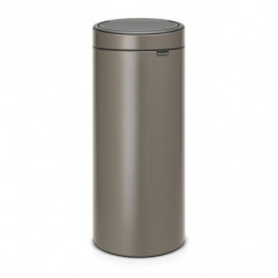 Кош за боклук Brabantia Touch Bin New 650007, 30 л, Безшумно и плавно затваряне, Сив