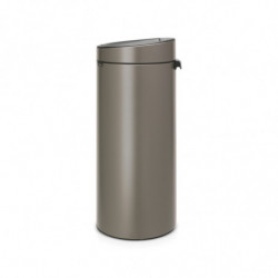 Кош за боклук Brabantia Touch Bin New 650007, 30 л, Безшумно и плавно затваряне, Сив