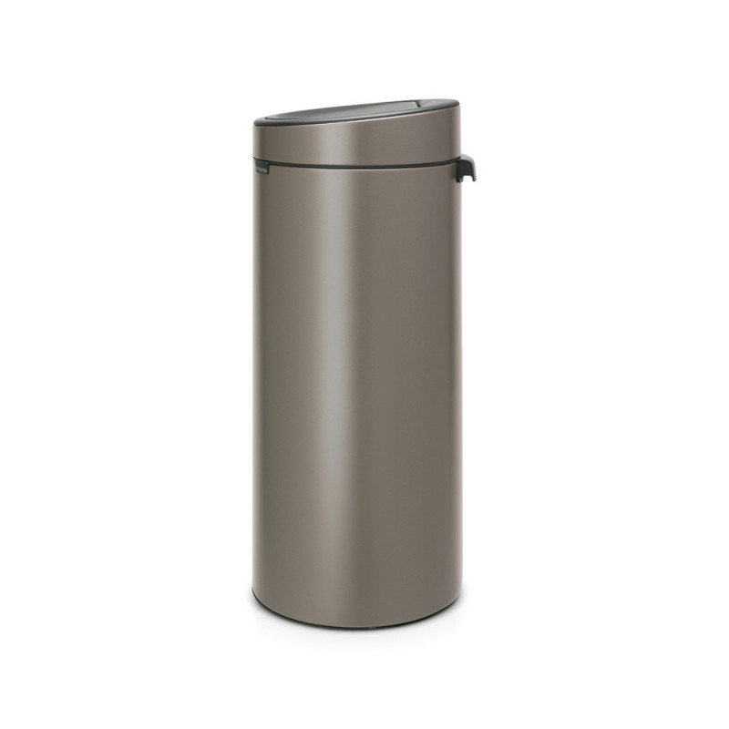 Кош за боклук Brabantia Touch Bin New 650007, 30 л, Безшумно и плавно затваряне, Сив