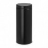 Кош за боклук Brabantia Touch Bin New 650008, 30 л, Безшумно и плавно затваряне, Черен мат