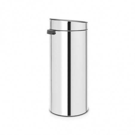 Кош за боклук Brabantia Touch Bin New 650010, 30 л, Безшумно и плавно затваряне, Брилянтен инокс