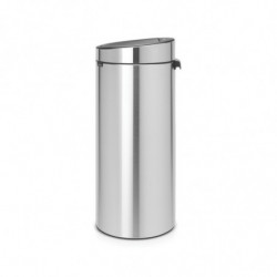Кош за боклук Brabantia Touch Bin New 650011, 30 л, Безшумно и плавно затваряне, Инокс/мат