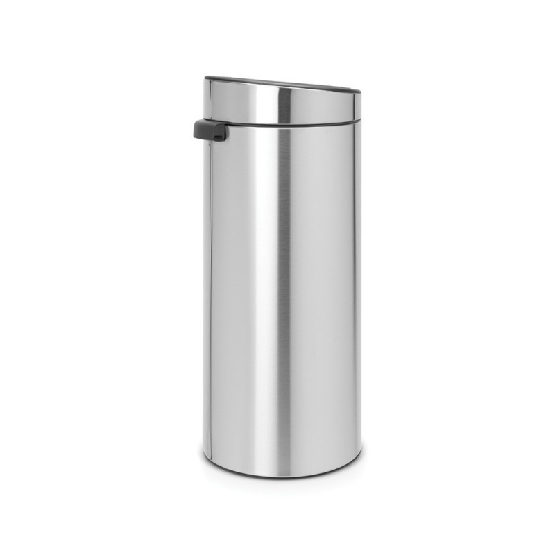 Кош за боклук Brabantia Touch Bin New 650011, 30 л, Безшумно и плавно затваряне, Инокс/мат