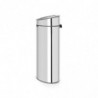 Кош за боклук Brabantia Touch Bin New 650531, 40 л, Безшумно и плавно затваряне, Плосък гръб, Брилянтен инокс
