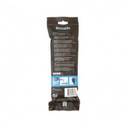 Торбички за кош Brabantia PerfectFit NewIcon 650534, Размер W, 5 л, 20 броя, Бял
