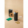 Кош за пране Brabantia 1000826, 60 л, Корков капак, Пълнене без отваряне, Вентилационни отвори, Черен