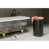 Кош за пране Brabantia 1000826, 60 л, Корков капак, Пълнене без отваряне, Вентилационни отвори, Черен