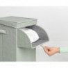 Кутия за пране Brabantia Stackable 1000829, 35 л, Преден отвор, Широк капак, Сгъваема, Зелен