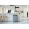 Кош за боклук Brabantia Bo Touch Hi 1001266, 2x30 л, Плътно прилепване към стена, Реглаж на краката, Минерално покритие, Сив