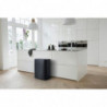 Кош за боклук Brabantia Bo Touch 1001274, 60 л, Плавно и безшумно отваряне, Голям отвор, Устойчив на отпечатъци, Черен/мат