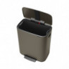 Кош за боклук Brabantia Bo Pedal 1003184, 60 л, Леко затваряне, Противоплъзгаща основа, Сив