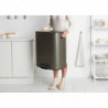 Кош за боклук Brabantia Bo Pedal 1003184, 60 л, Леко затваряне, Противоплъзгаща основа, Сив
