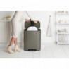 Кош за боклук Brabantia Bo Pedal 1003184, 60 л, Леко затваряне, Противоплъзгаща основа, Сив