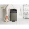 Кош за боклук Brabantia Bo Pedal 1003184, 60 л, Леко затваряне, Противоплъзгаща основа, Сив
