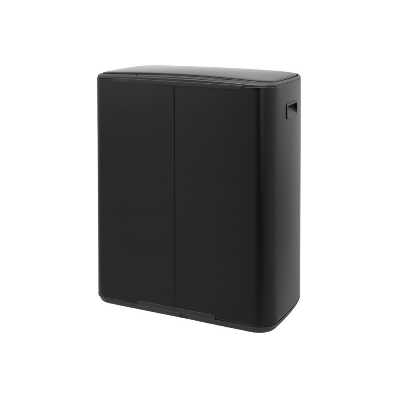 Кош за боклук Brabantia Bo Pedal 1003185, 60 л, Леко затваряне, Противоплъзгаща основа, Черен