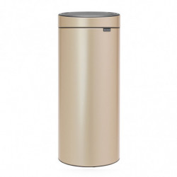 Кош за боклук Brabantia Touch Bin New 1003221, 30 л, Безшумно и плавно затваряне, Златен металик
