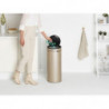 Кош за боклук Brabantia Touch Bin New 1003221, 30 л, Безшумно и плавно затваряне, Златен металик