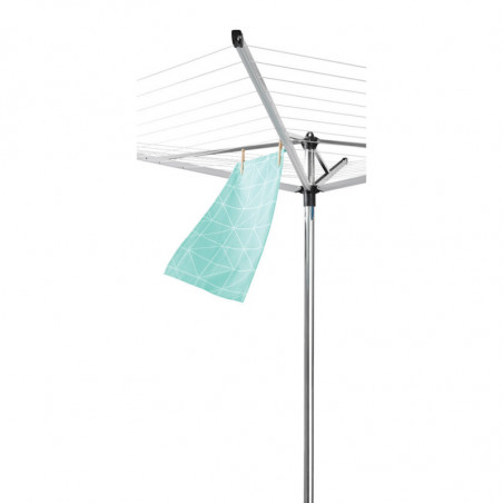 Външен простор Brabantia TopSpinner 1003461, 50 м, Метален шиш за вкопаване, Резистентен на корозия, Инокс